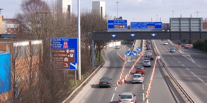 The Mancunian Way: enjoy it now while its experimental quantum speed limit lasts. Click to enlarge
