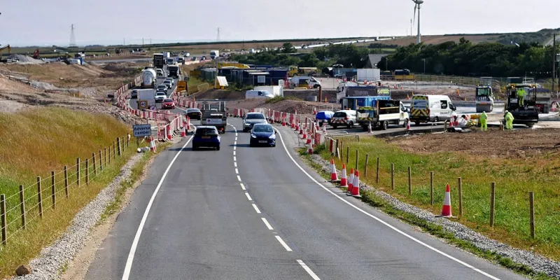 The A30 between Chiverton and Carland Cross, a RIS2 upgrade that was recently completed. Click to enlarge