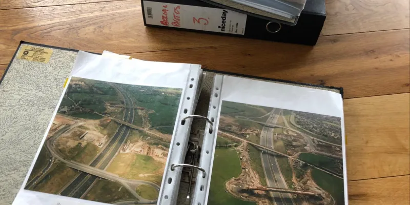 Three very large binders of 8x8 photographs, liberated from the loft. Click to enlarge