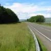 Once again the northbound carriageway does a vanishing act!