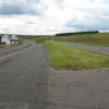 This northwards view affords the best look so far of how the former road would've looked with two carriageways completely intact.