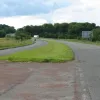 This is the first chance to see the A74 as it once was, complete with grassy central-reservation and narrow lanes.