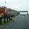Time for a whistle-stop tour anticlockwise. Exiting junction 1, there's a funny little exit on the straight before junction 9. Note the 'heritage' street light on the left, which really complements the 1970's ring road and bright red motor parts shop.