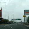 The exit for junction 7 — it's only a B-road but it's dualled out to the bypass whereas the A4114 isn't. It's certainly given special treatment — a deceleration lane begins before junction 6 merges in and the frantic weaving starts.