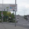The first junction is here at Rectory Grove. When Old Town was extended in the 1970s as part of the ring road scheme, this was a grade-separated junction, most of which used existing streets. To the left was a free-flowing entry and exit, with the dual carriageway widening to three lanes as it passed through the junction.