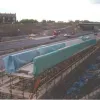 The south beam prior to erection. Photograph taken on 17 April 1998.