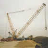 The Gottwald 800t crane used to lift the structure from the ground into its final position.