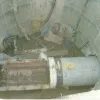 Pipejack operation under the Leeds to Sheffield Railway Line. The photograph shows the concrete pipe segments used and the hydraulic jacks. Photograph taken 25 September 1998.
