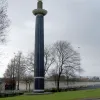When it opened, the Queensway had two of these pylons. As well as being decorative features, they were placed in the toll plazas. It's actually a giant light column, designed to be big enough to illuminate the whole tunnel mouth. Birkenhead's pylon was moved here when the new toll plaza was built; Liverpool's was tragically dismantled and sent to landfill in the 1960s.