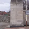 A rather poignant sight is this direction sign, right next to the tunnel entrance, which directs traffic to the Queensway tunnel's remaining entrance straight ahead. No, I want to shout, it's not straight ahead! Look! That's it to the left!