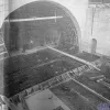 June, 1931 and the reinforced road deck has made it into the daylight. Presumably the entrances were the last to be completed as they seal off access to the parts of the tunnel below the road deck. This area is now only accessible through a small hatch.