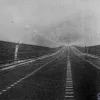 The main tunnel beneath the Mersey, with elegant lighting embedded in the tunnel walls. (Today the tunnel is lit from an ugly overhead gantry.) The four lanes are marked out quite strangely — the middle two appear to be considerably wider. In the financial year 1939-40, there were 1,925 broken down vehicles rescued from the tunnel, so it made sense to have space to pass stricken vehicles.