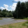 The entrance to the roundabout itself was built and is often used as a lay-by for visitors who have become lost in the maze of roundabouts.