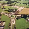 Bamber Bridge roundabout, view south