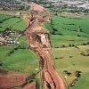 Hill House Farm overbridge, view west