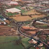A6 overbridge, view north