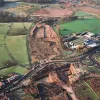 A6 overbridge, view west