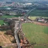Bamber Bridge roundabout, view east