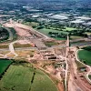 M61 interchange, view west