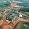 M6 interchange, view east