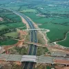 M61 interchange, view north