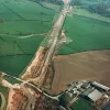 View east from Marsh Lane to Leeds-Liverpool Canal