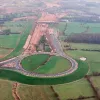 Terminal roundabout, view east