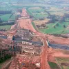 M6 interchange, view west