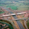 M61 interchange, wide view north