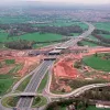 M6 interchange, view south