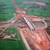 M61 interchange, view east