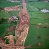 Stanworth rock cutting, view west