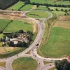 Bamber Bridge roundabout, view south