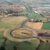 Terminal roundabout, view north