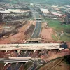 M6 interchange, view north