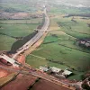 View west from Sandy Lane to M61