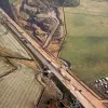 Stanworth Farm underpass, view east