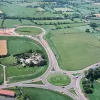 Bamber Bridge roundabout, view south