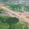 M6 interchange, view west