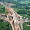 M6 interchange, view east