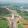 M61 interchange, view west