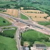 Riley Green interchange, view north west