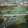 M6 interchange, view north