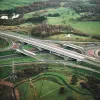 M6 interchange, view east