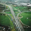 M61 interchange, view west