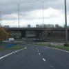 A bit of a straight brings us to a very short merge with the A723. Yikes!