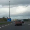 We bring a third lane to the northbound M74.