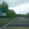 The dual carriageway Brecon Bypass feels remarkably fast and sterile by comparison — and for a 70mph dual carriageway is unusual these days in still having no central barrier. These jaunty yellow stripes mark the end of the line and we turn left here.