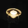 This is the lamp in the first picture, on Lord North Street, seen at night. The lamps themselves glow almost white when fully lit, but the light they cast on the street is a rather beautiful and warm.