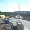 The southbound entry slip road from Ferncliffe Road, now looking almost done. In July this was a dirt track.